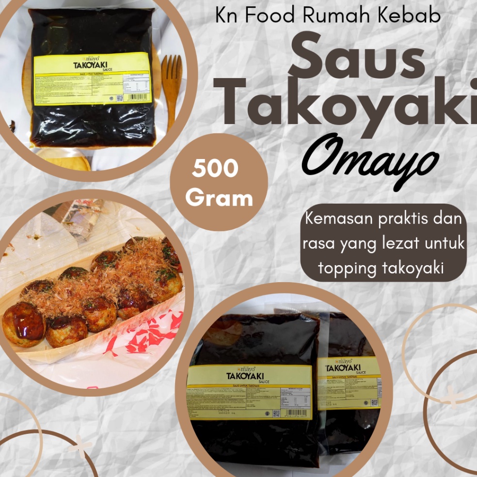 

NEW Saos Takoyaki 5 gram Sauce Takoyaki 5 gram