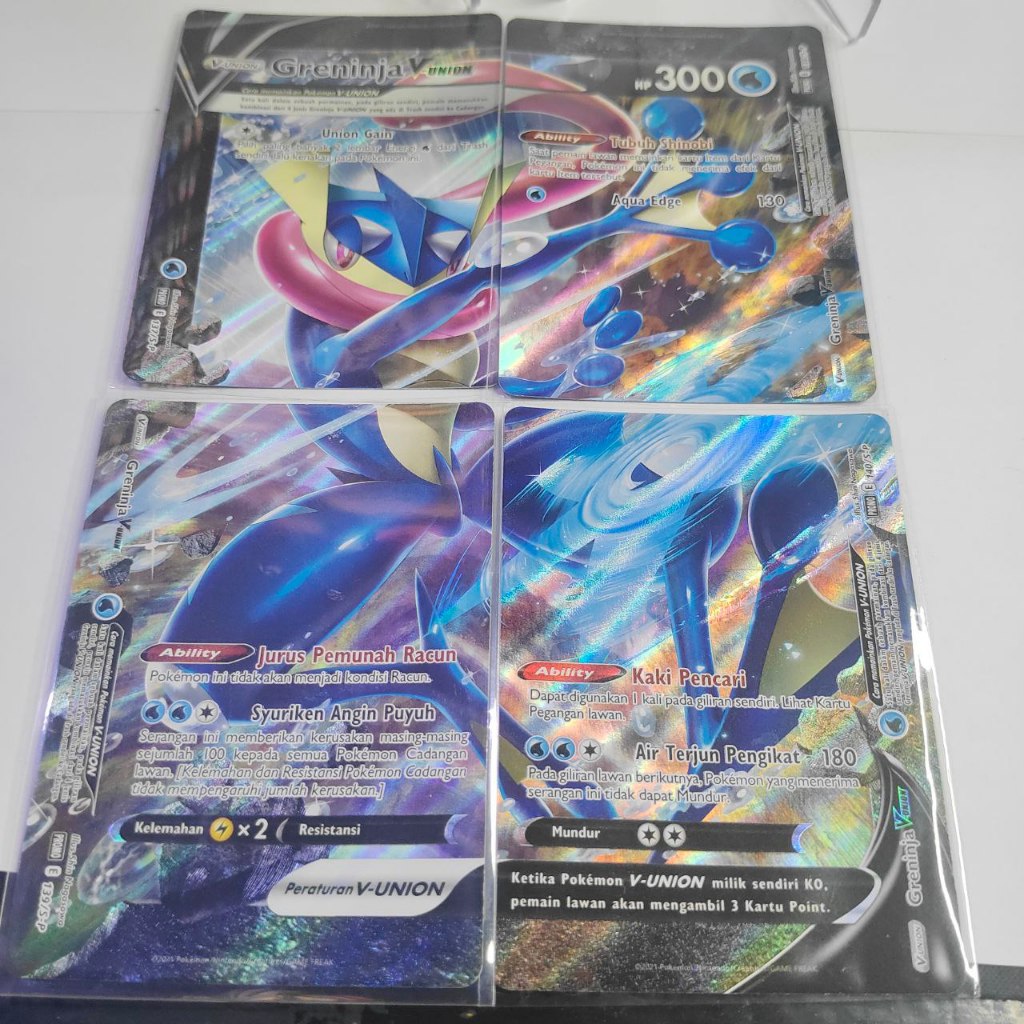 Greninja V Union Kartu Pokemon