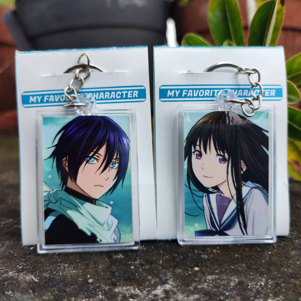 Keychain Anime Noragami - Ganci Anime Noragami - Gantungan Kunci - Yato - Hiyori Iki