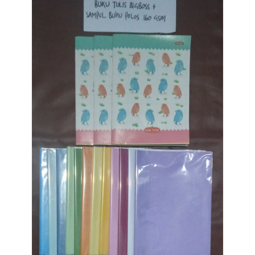 

Buku Tulis BigBoss + Sampul Polos 160 GSM