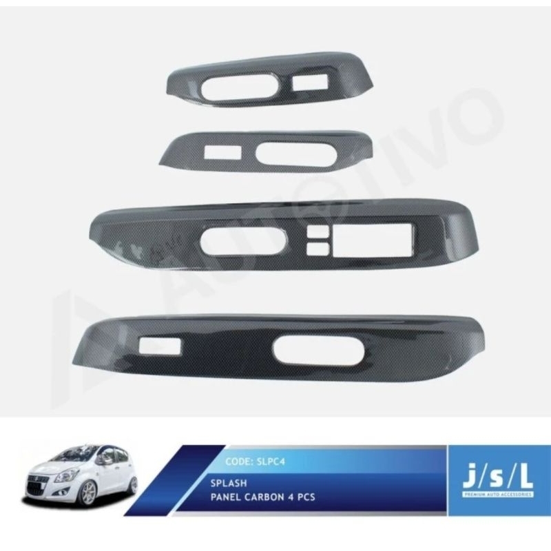 Panel Carbon Suzuki Splash Power Window