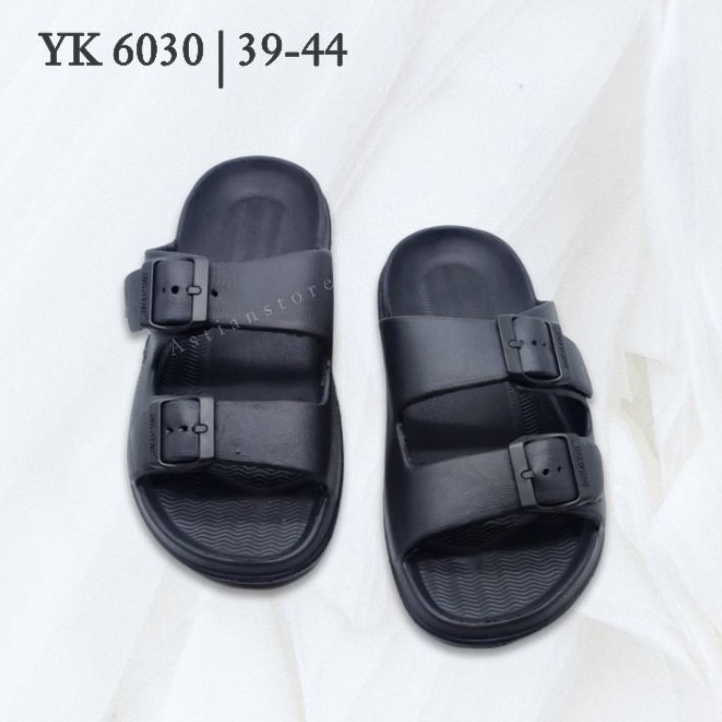 BAYAR DITEMPAT  Sandal Pria  Sandal Slop Karet Pria Inkayni 63