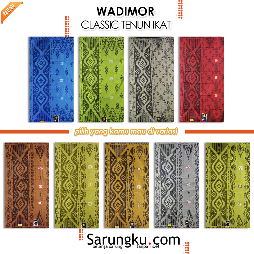 SARUNG WADIMOR CLASSIC TENUN IKAT