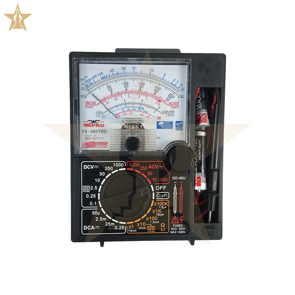 Multitester Multimeter Avometer Wipro YX360TRD Analog