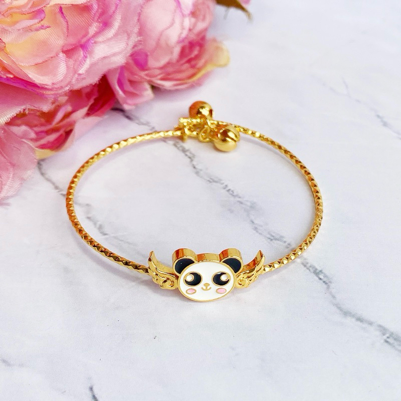 Gelang Anak Little Panda Lapis Emas