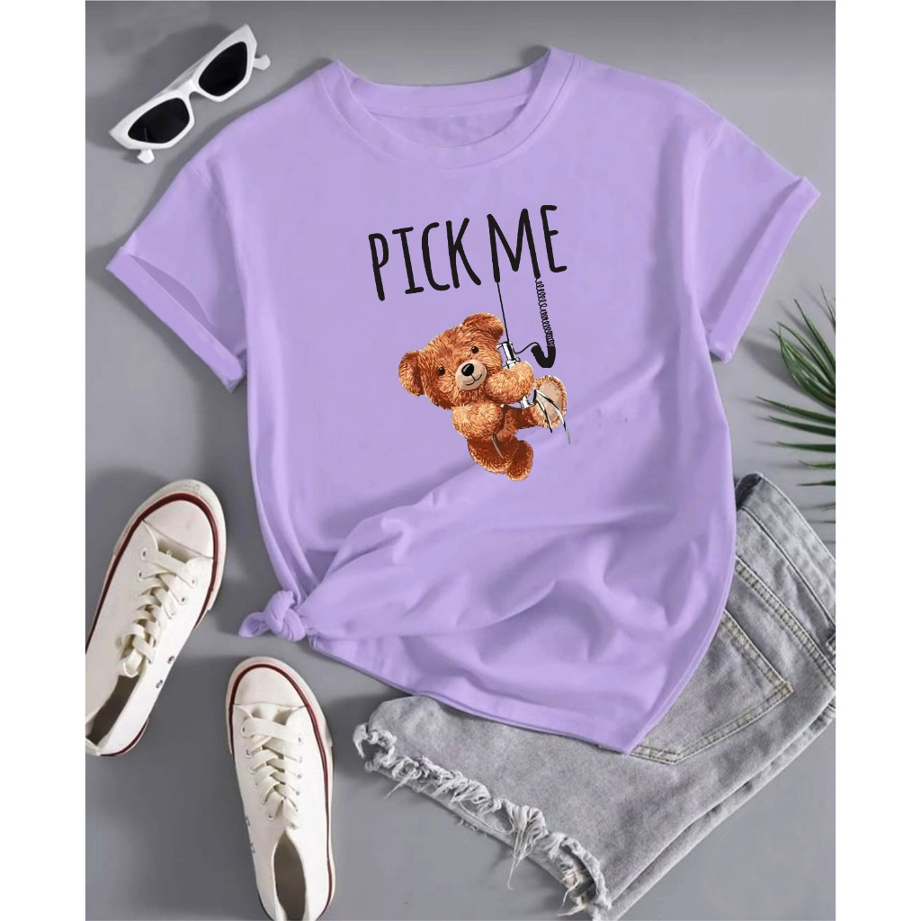KAOS TSHIRT WANITA PICK ME UP DTF