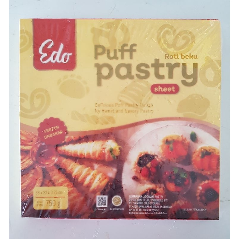 

edo puff pastry jumbo 750g