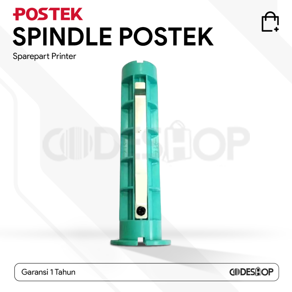 Spindle Postek C168 Sparepart Printer Barcode Ribbon 100x300 C-168