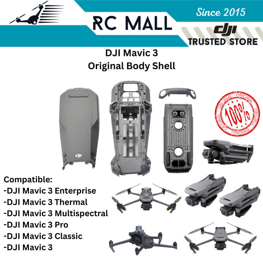 Body Shell Atas Tengah Bawah Cover DJI Mavic 3 Pro DJI Mavic 3 Enterprise DJI Mavic 3 Thermal DJI Ma