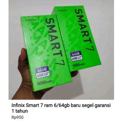 infinix smart 7 ram 6/64gb