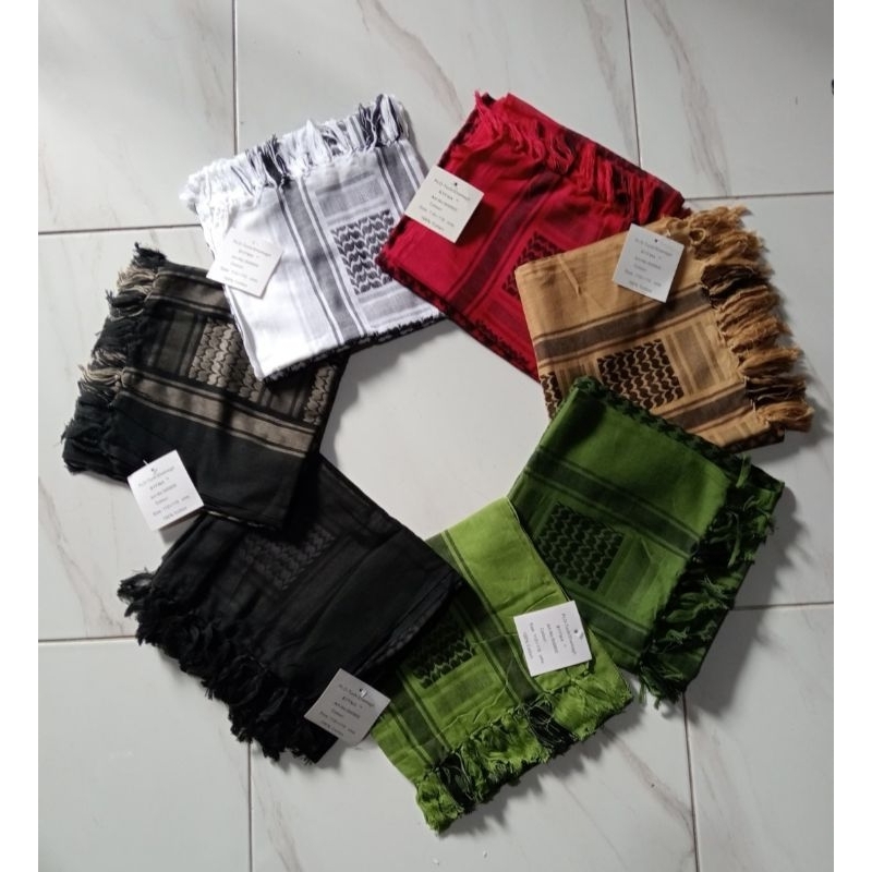 Surban import aneka sorban tactical shemagh surban untuk syall scraft army militer tni brimob kain s