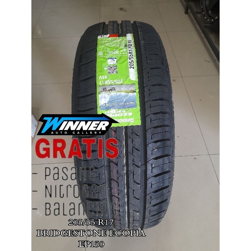 BAN MOBIL STANDAR XPANDER CROSS RING 17 (205/55 R17) BAN MOBIL BRIDGESTONE ECOPIA RING 17