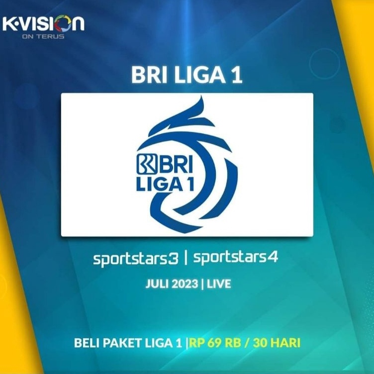 Rbv K VISION PAKET BRI LIGA 1 INDONESIA d Produk Premium
