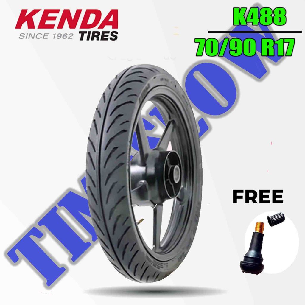 Ban Motor KENDA PURE RIDE K488 70/90 Ring 17 Tubeless