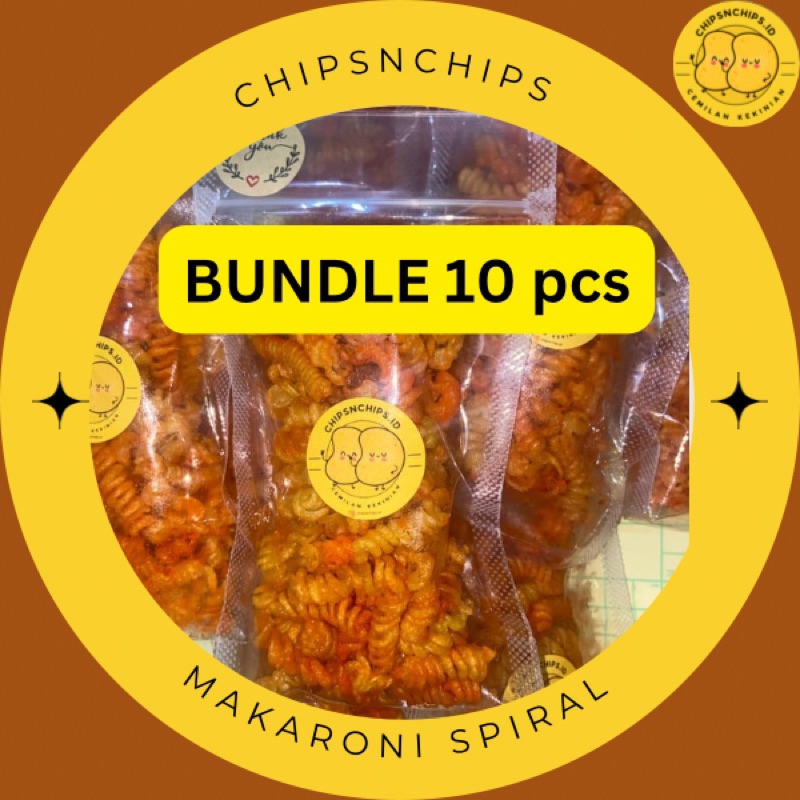 

[CHIPSNCHIPS] PAKET HEMAT 10 - MAKARONI SPIRAL