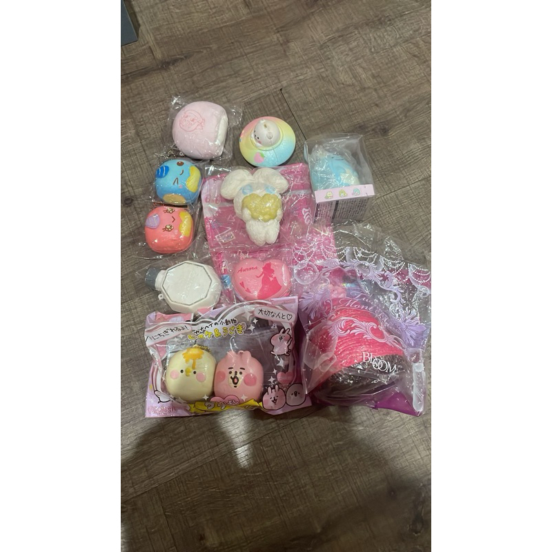 Flashsale squishy IBLOOM rare hard to find, sumikko gurashi,mont blanc,sharebread,chigiri,marmocooki