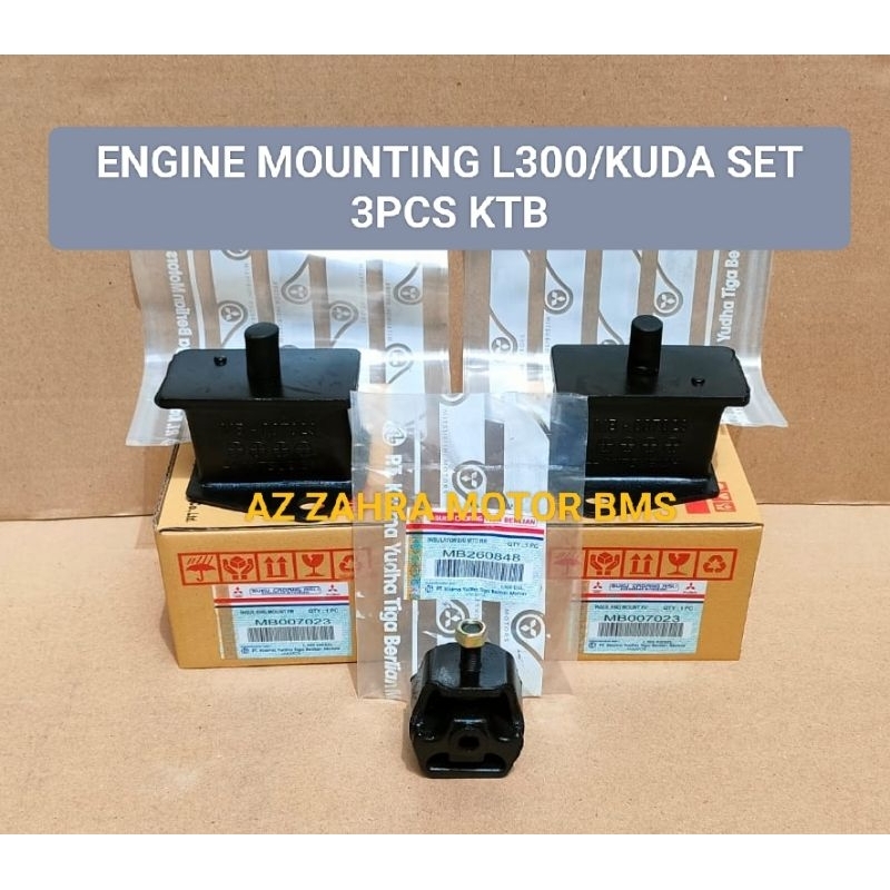 ENGINE MOUNTING L300 DIESEL/BENSIN SET (KTB)/MOUNTING DEPAN/MOUNTING TRANSMISI L300