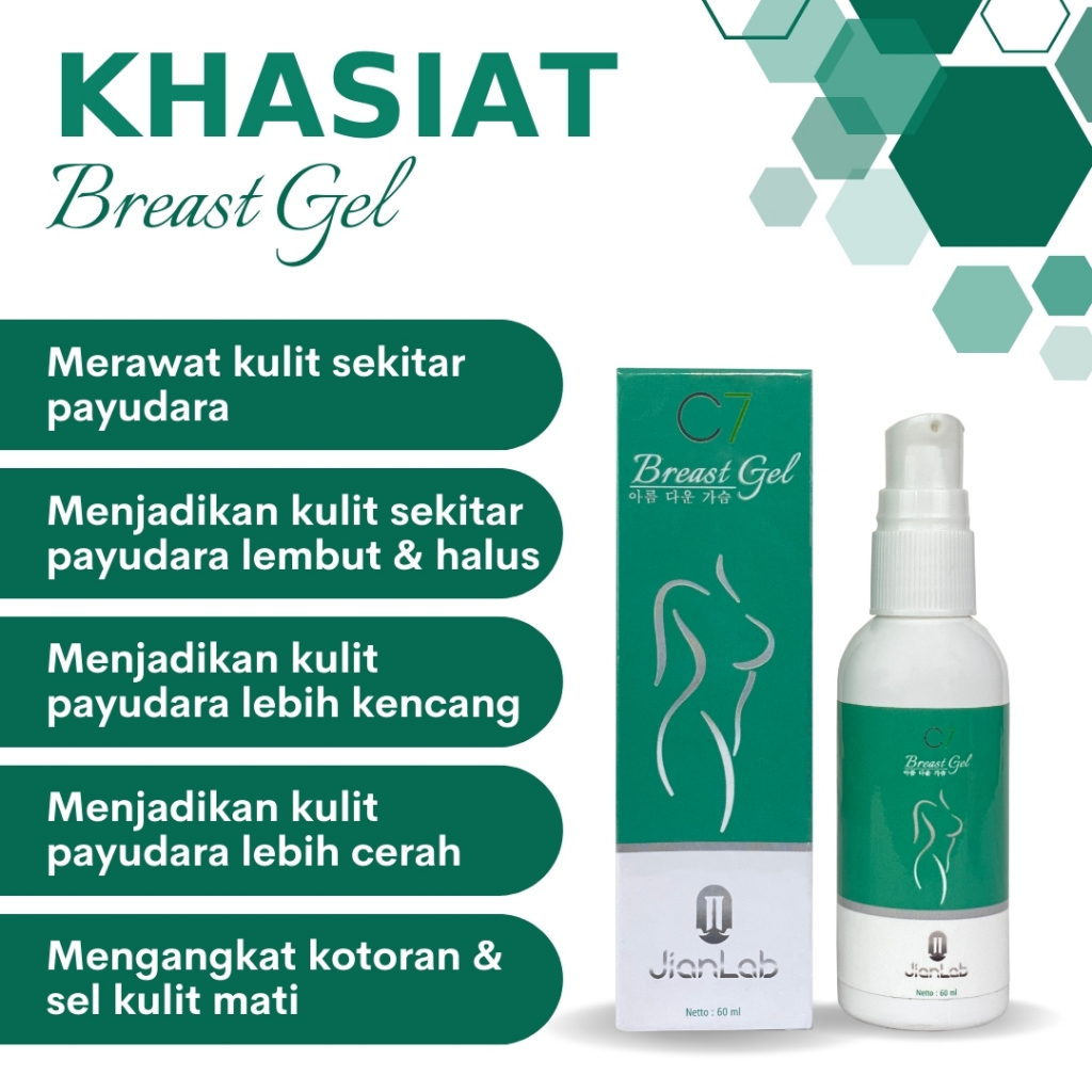 Pencerah Puting & Pembesar Payudara Permanen - Jianlab Breast Gel BPOM