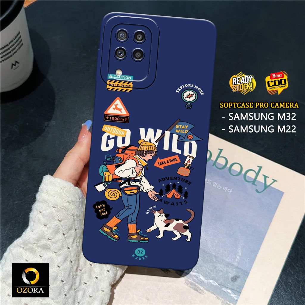 OZORA - Case SAMSUNG M32 / M22 Terbaru Fashion Case AESTHETIC Casing SAMSUNG M32 / M22 Aksesoris Han