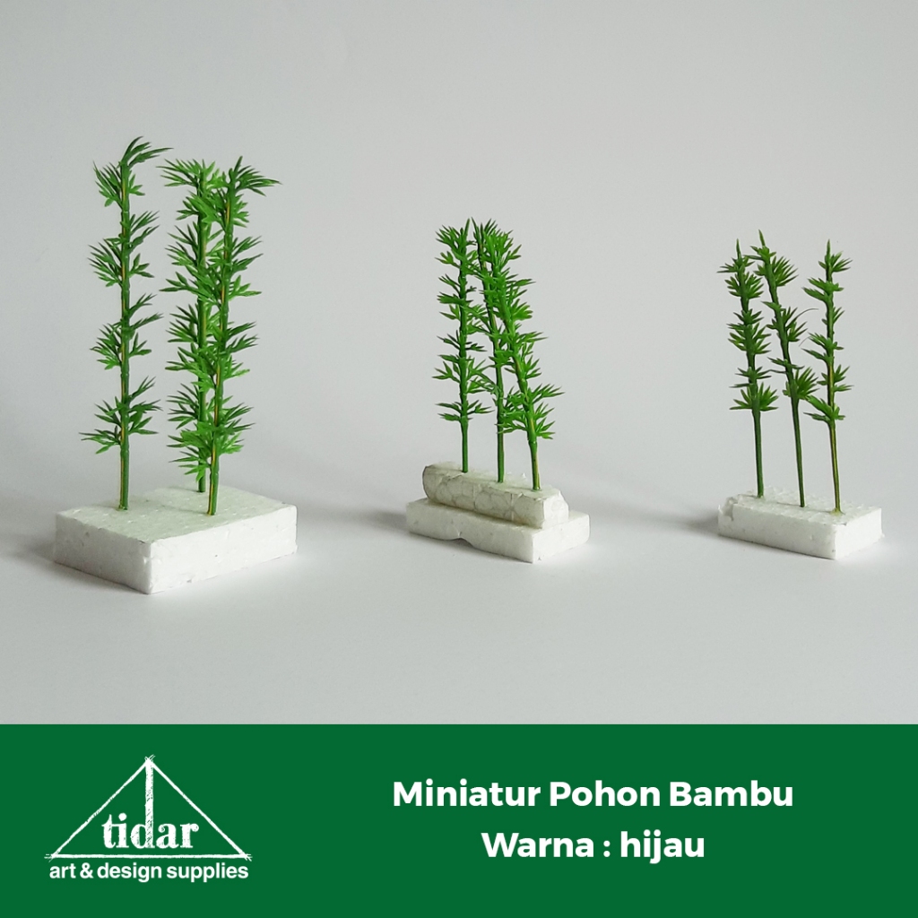 

[MR] BD - Miniatur Pohon Bambu Hijau - Maket Tanaman Bahan Plastik