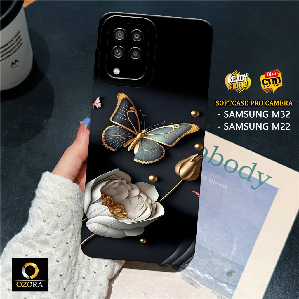 OZORA - Case SAMSUNG M32 / M22 Terbaru Fashion Case KUPU Casing SAMSUNG M32 / M22 Aksesoris Handphon