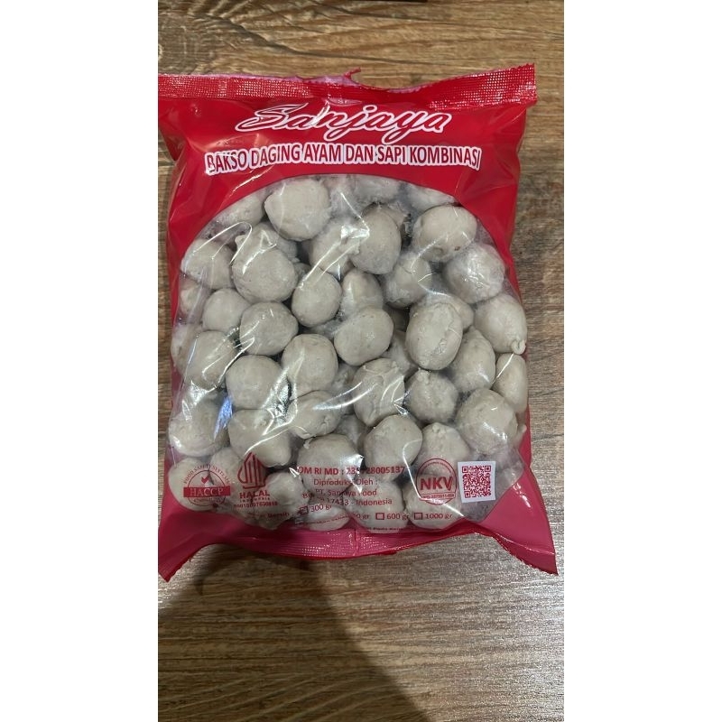 

Sanjaya Bakso Daging Ayam & Sapi Kombinasi isi 100 pcs uk 300 gr