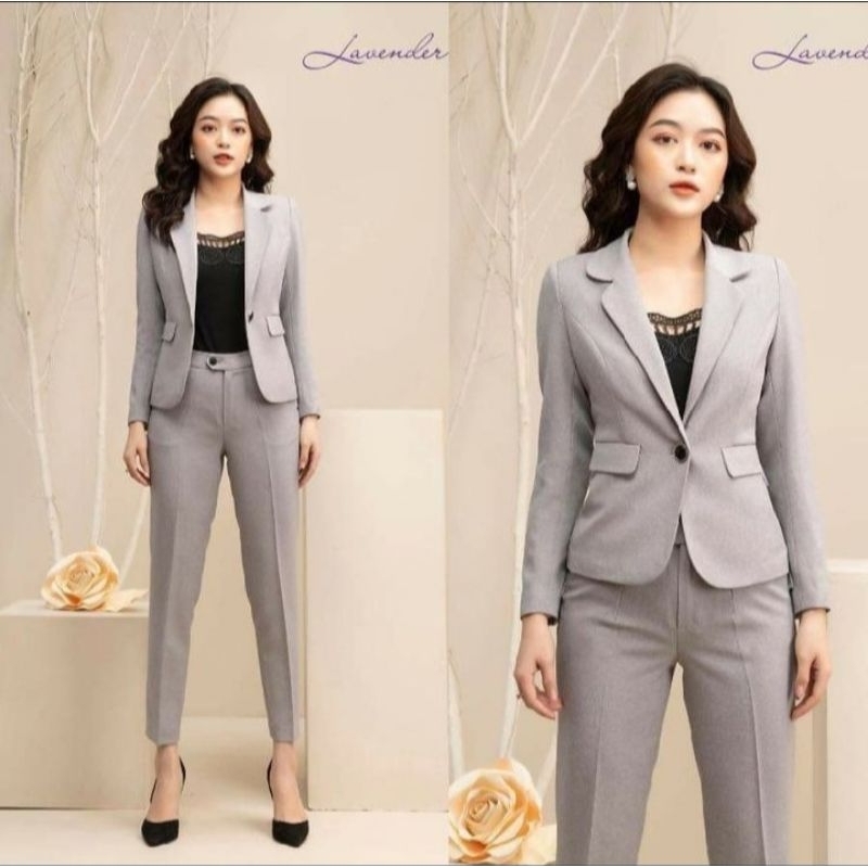 Setelan Jas Blazer Wanita Stelan Jas Formal Wanita