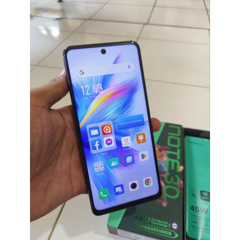 infinix note 30 8/256 second lengkap normal
