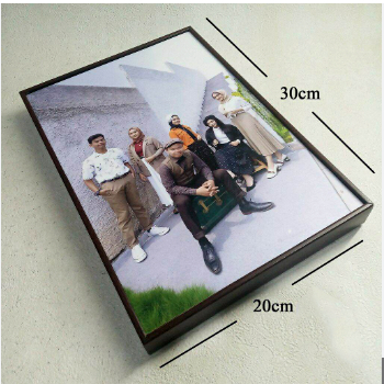 Cetak foto fram blok custom suka suka ukuran 30x40 cm