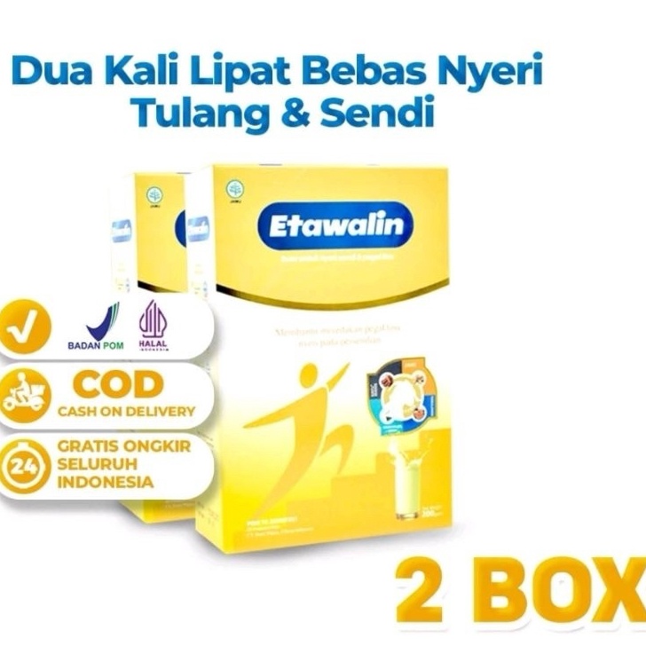 

Terlaku 2 Box Susu Etawalin Membantu Atasi Nyeri Sendi Rematik Asam Urat Asli Original