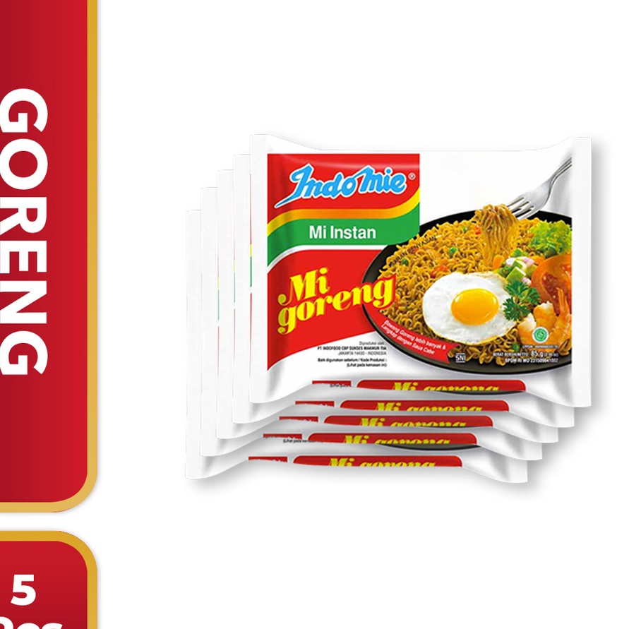 

XC26619 5 Pcs Indomie Goreng Spesial