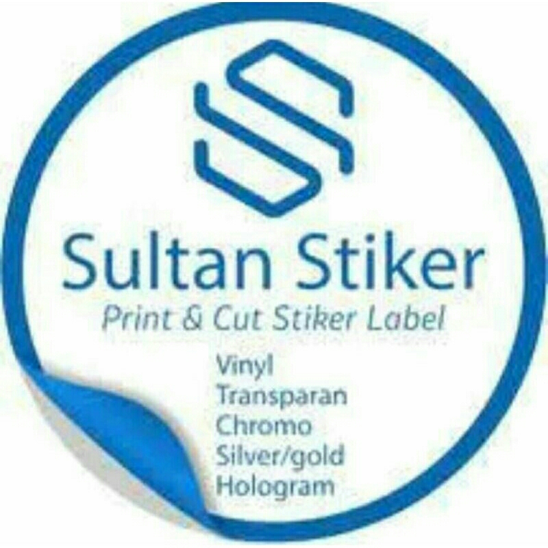 

stiker sultan putih biru