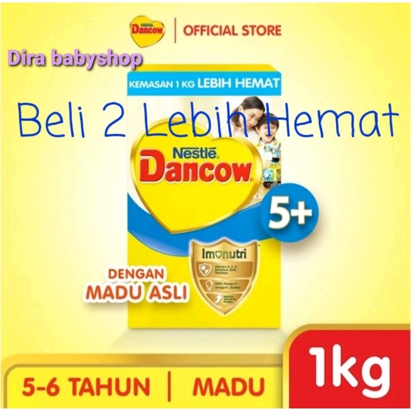 

[PAKET BUNDLING 2 BOX] DANCOW 5+ MADU 1KG