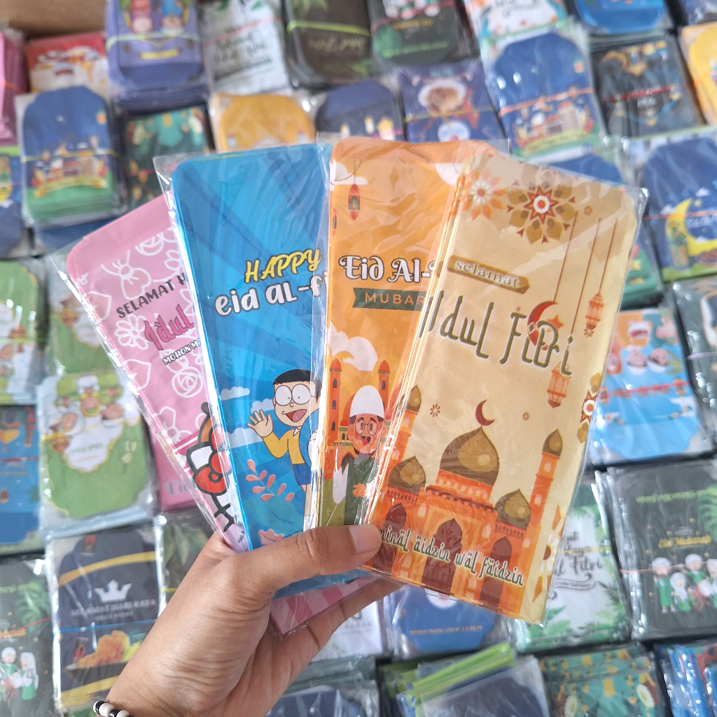 

(ISI 10 PCS) Amplop Lebaran / Amplop Lebaran Unik lucu Panjang Jumbo / Angpao / Angpau Uang / Amplop Idul Fitri / Amplop THR |ANN