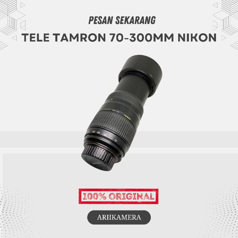 LENSA TELE TAMRON 70-300MM FOR NIKON MURAH