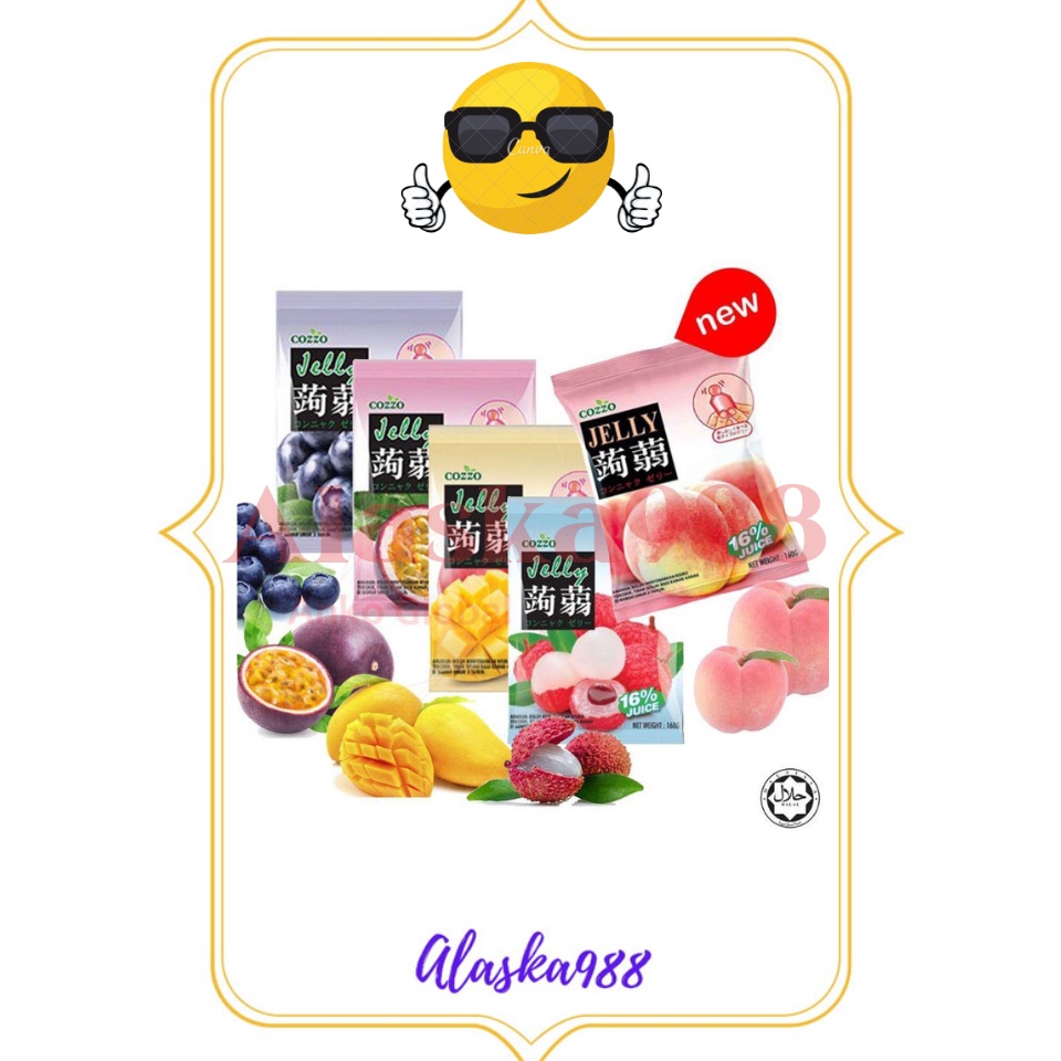 

PENJUALAN CEPATBEST SELLER Cozzo Jelly Agar Konnyaku Fruit jelly 16gr