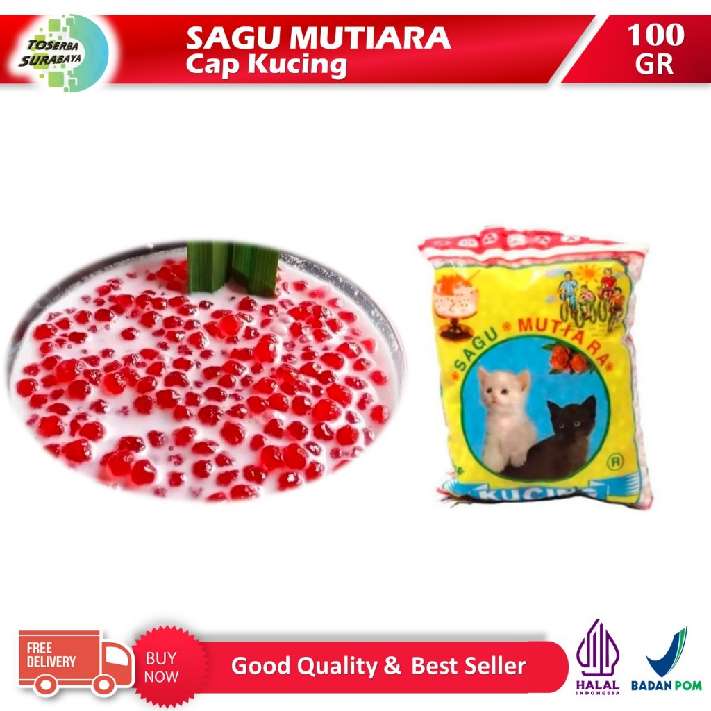 

SAGU MUTIARA CAP KUCING 100gr