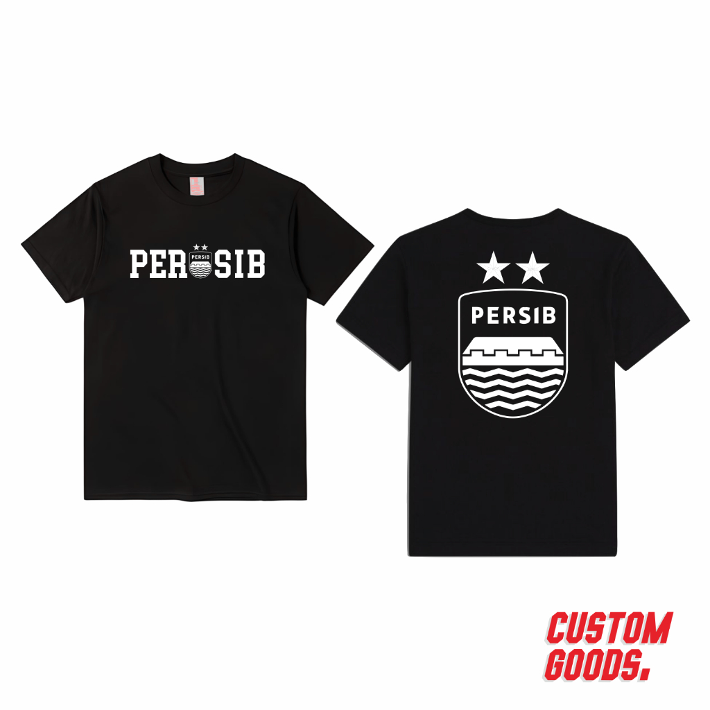 Kaos Bobotoh / Persib - Tshirt Logo PERSIB BANDUNG Original White