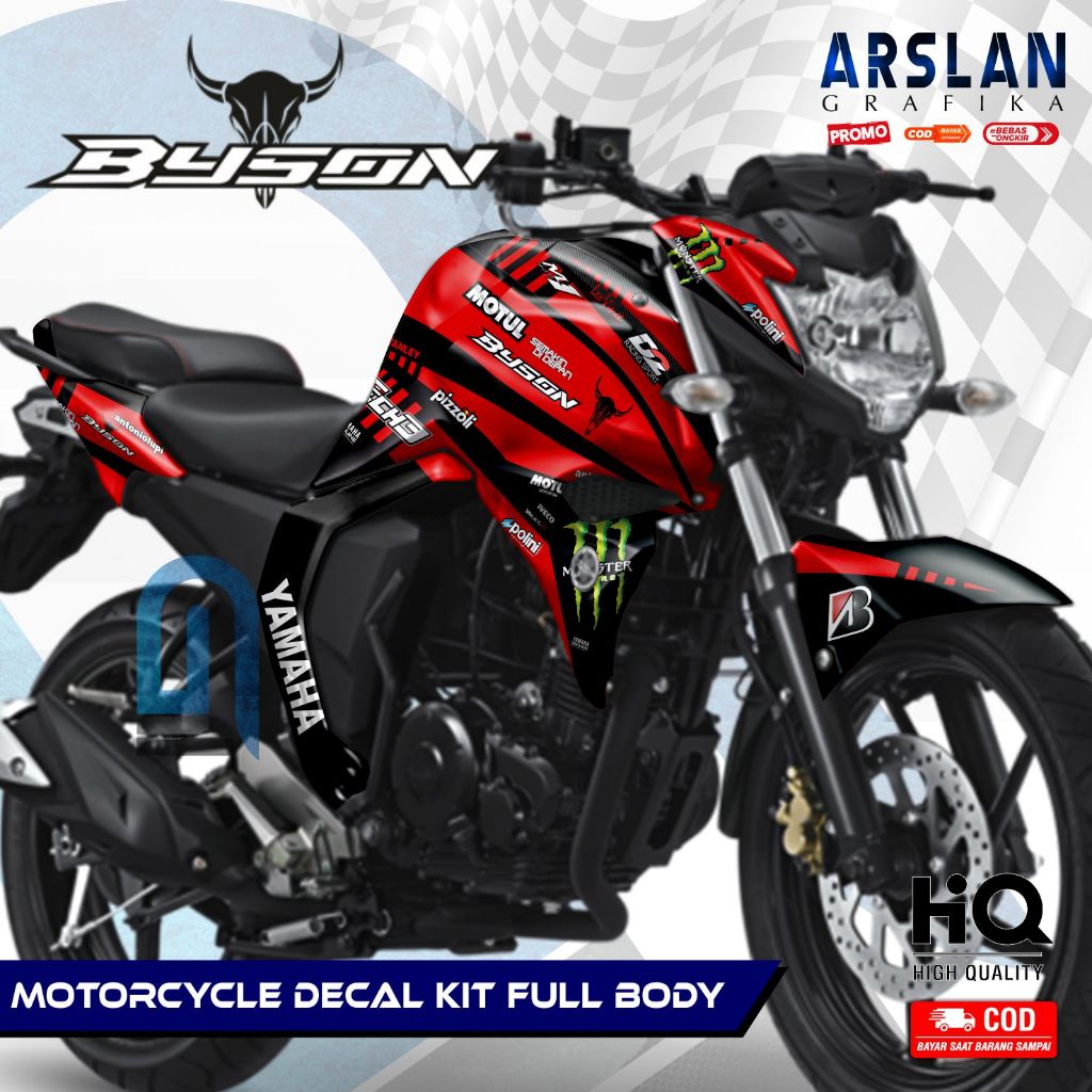 Decal Byson New Decal Byson FI Full Body Stiker Byson Fi Full Body Striping Byson injeksi Variasi Te