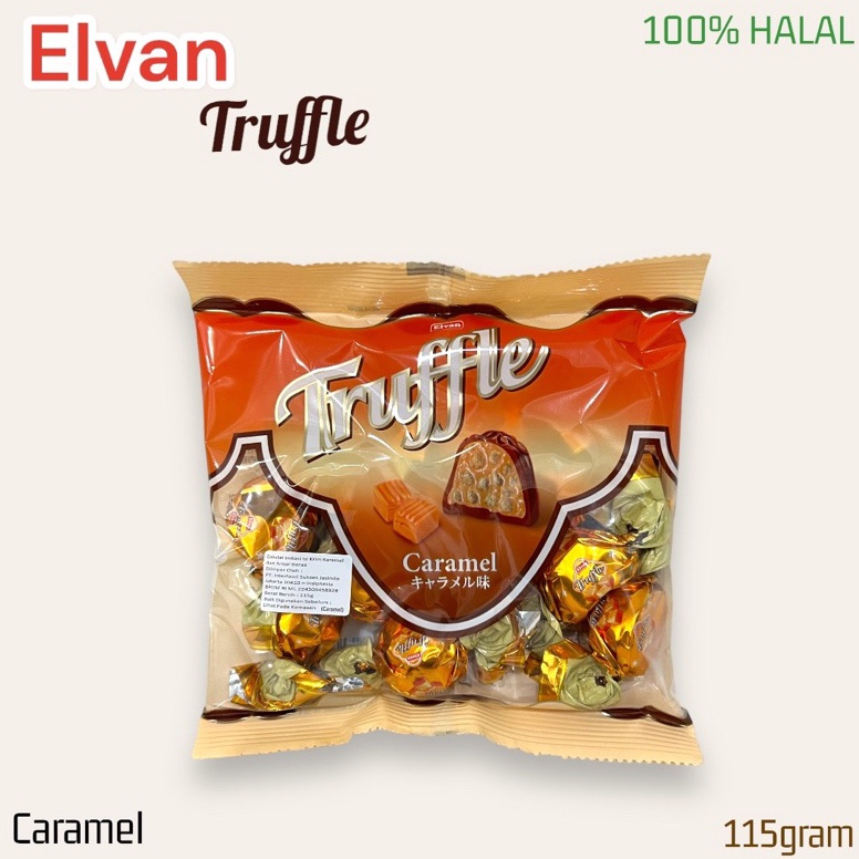 

SUPER DISKON ELVAN TRUFFLE CHOCOLATE 115g Ready Semua Varian Rasa