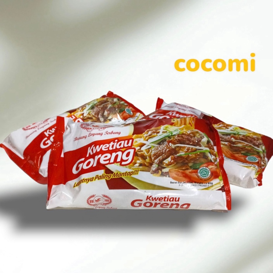 

Terbaru 1 pcs Kwetiau Goreng Instan 85gr TERMURAH Cap Burung Layang Terbang