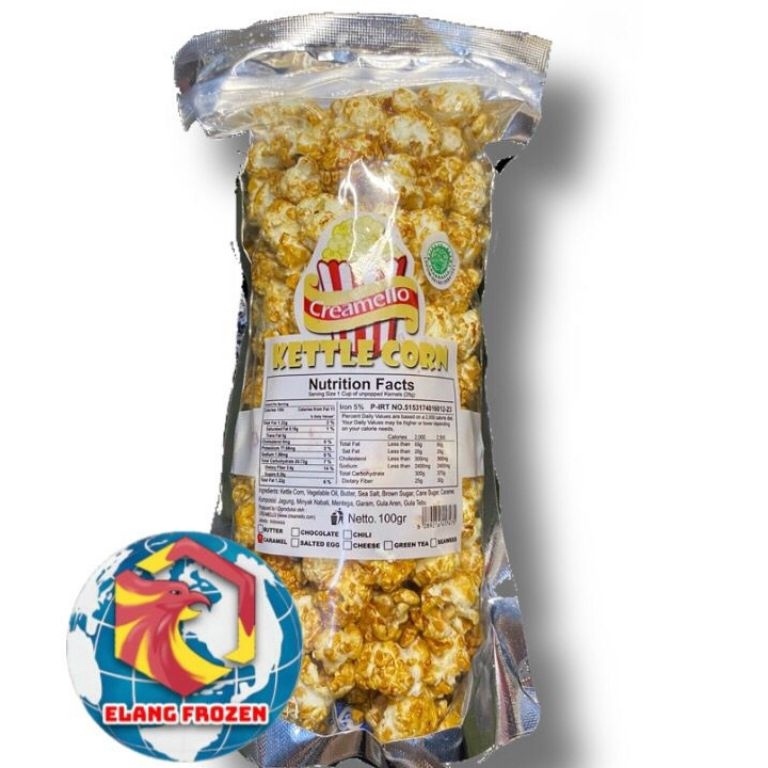 

Swip up Pop Corn Creamello Kettle Corn 1gr