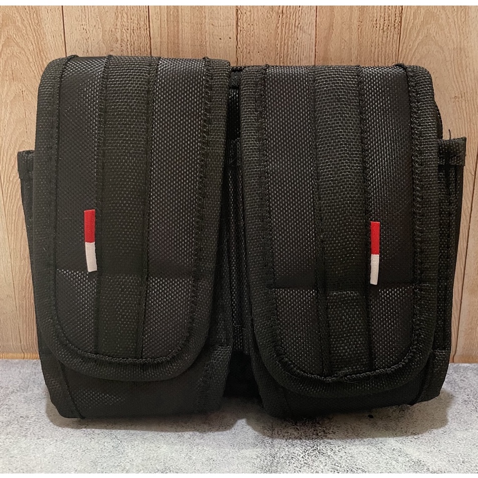 Sarung HP Jejer Seleting Hitam  Tempat HP  Kotak HP Satpam Sarung HP Polos Hitam