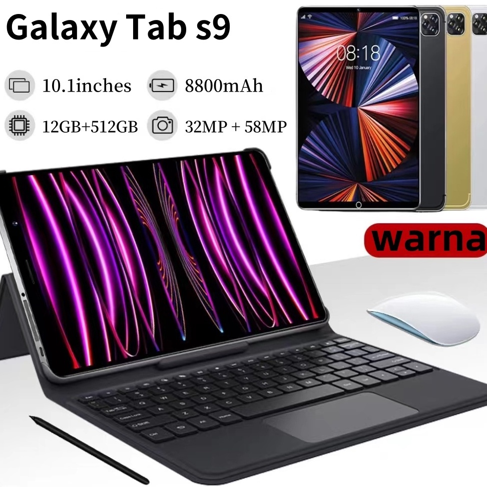 1212 SALE original baruGalaxy Tab S9 Ultra Tablet PC 12GB  512GB ROM Asli Tablet Android Layar 11 in