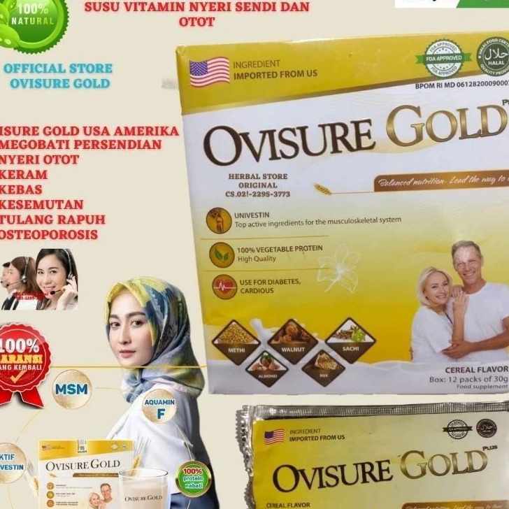 

Terlaris ovisure gold susu original atasi tulang keropos persendian