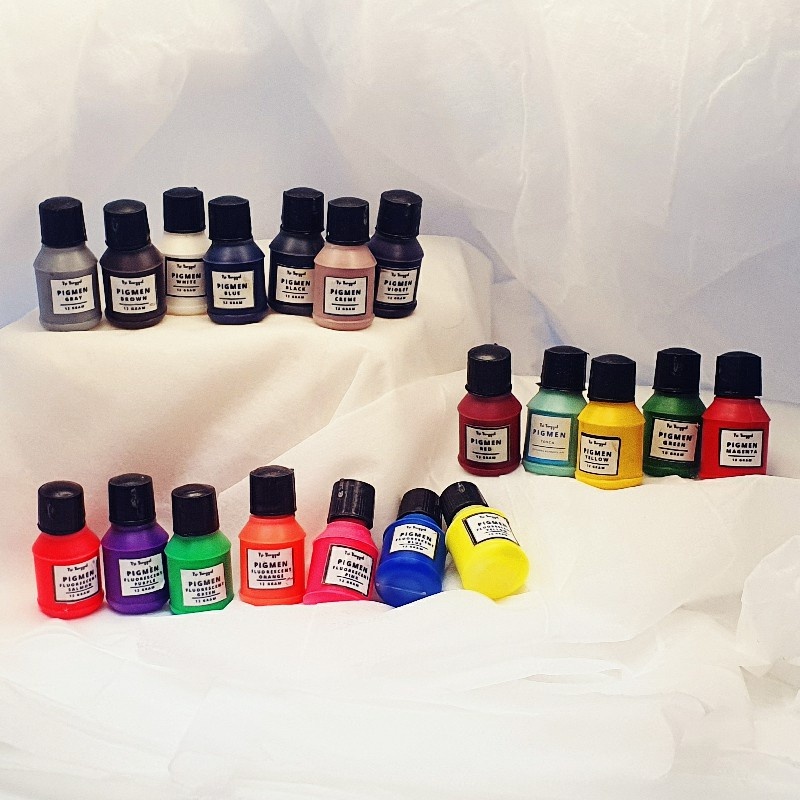 

Pigmen Mini 12gr PASTEL PEACH Kecil Pewarna Sablon Pigment Color Slime Clay DIY Waterbased Tie Dye Cat Warna Warni Air Cairan Liquid Painting Kerajinan Prakarya Art Seni Kesenian Perlengkapan Drawing Melukis Lukis Pentacle Malang