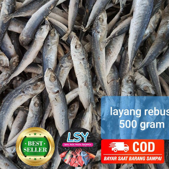 

Dijamin Ori ikan asin layang rebus super 5 gram