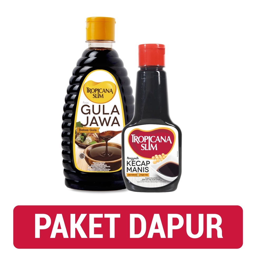 

XPRESS Paket Dapur Tropicana Slim Gula Jawa 35ml Kecap Manis 2ml