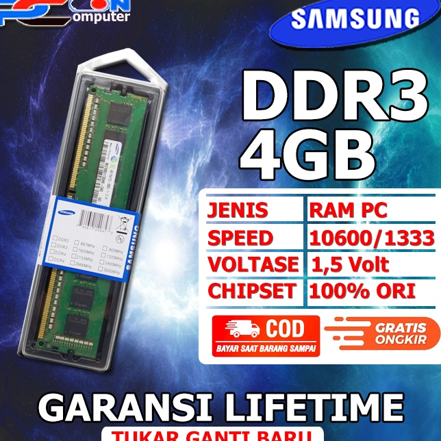 PALING AMPUH HYNIX RAM MEMORY DDR3 4GB PC KOMPUTER