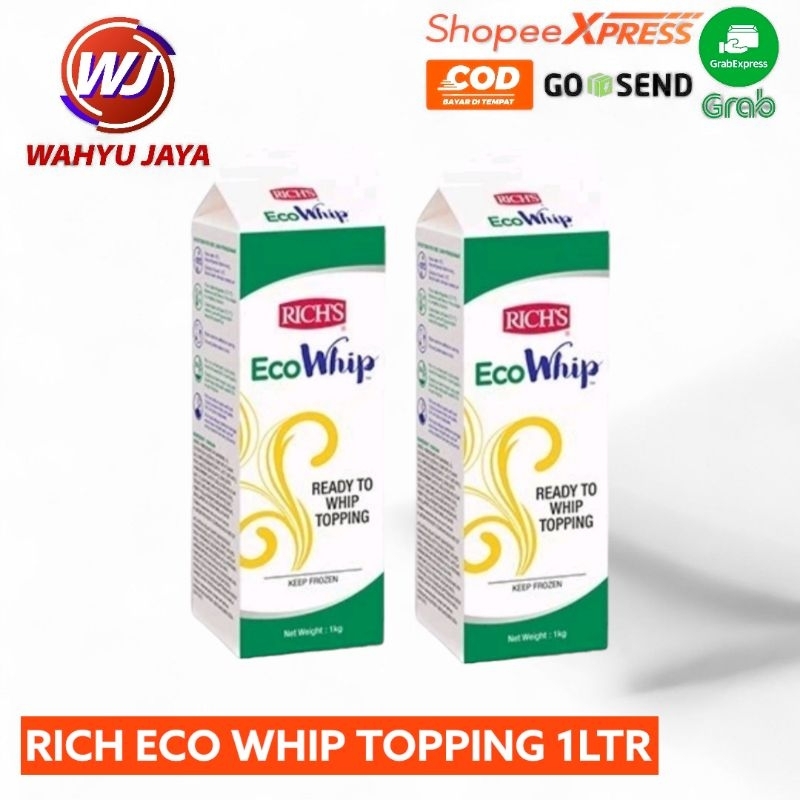 

RICH ECO WHIP TOPPING 1 LITER